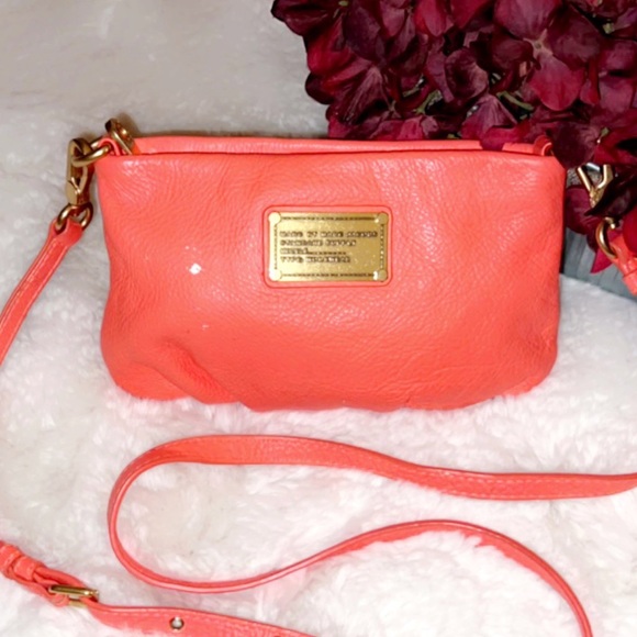 MARC JACOBS Neon Orange Crossbody Bag